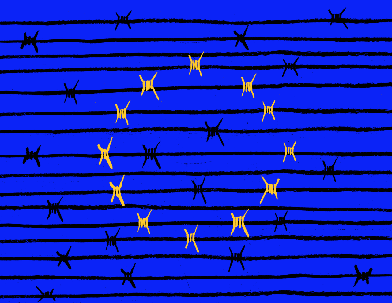 Jean Jullien on the refugee crisis