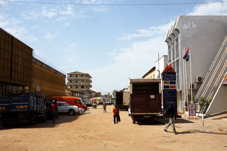 Street in The Gambia