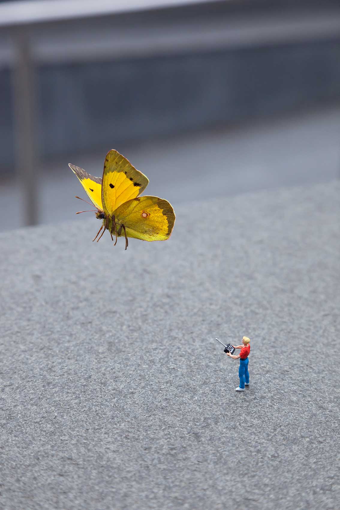 Slinkachu About the Cover