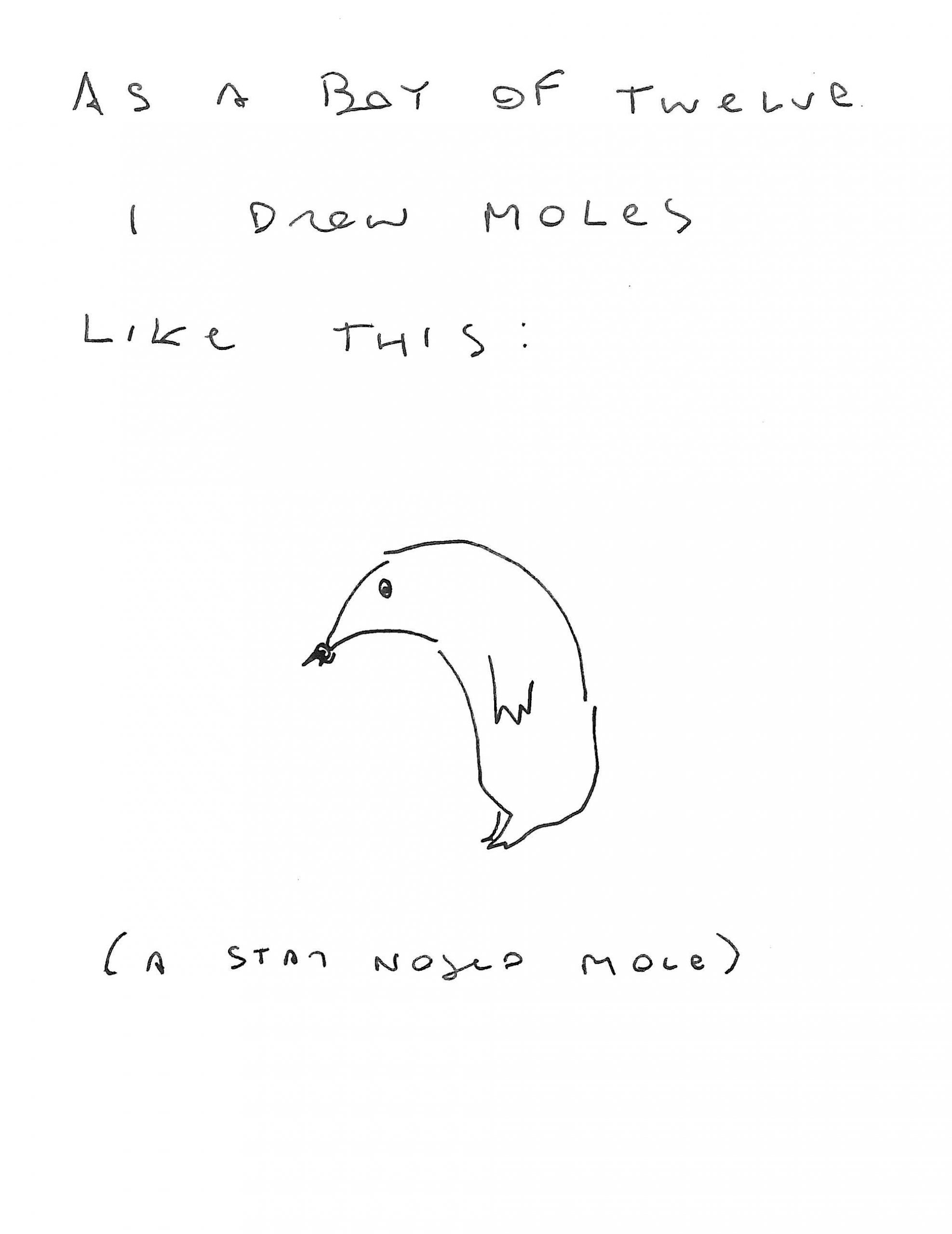 Jesse Ball | Drawings of Monsters | 4 mole