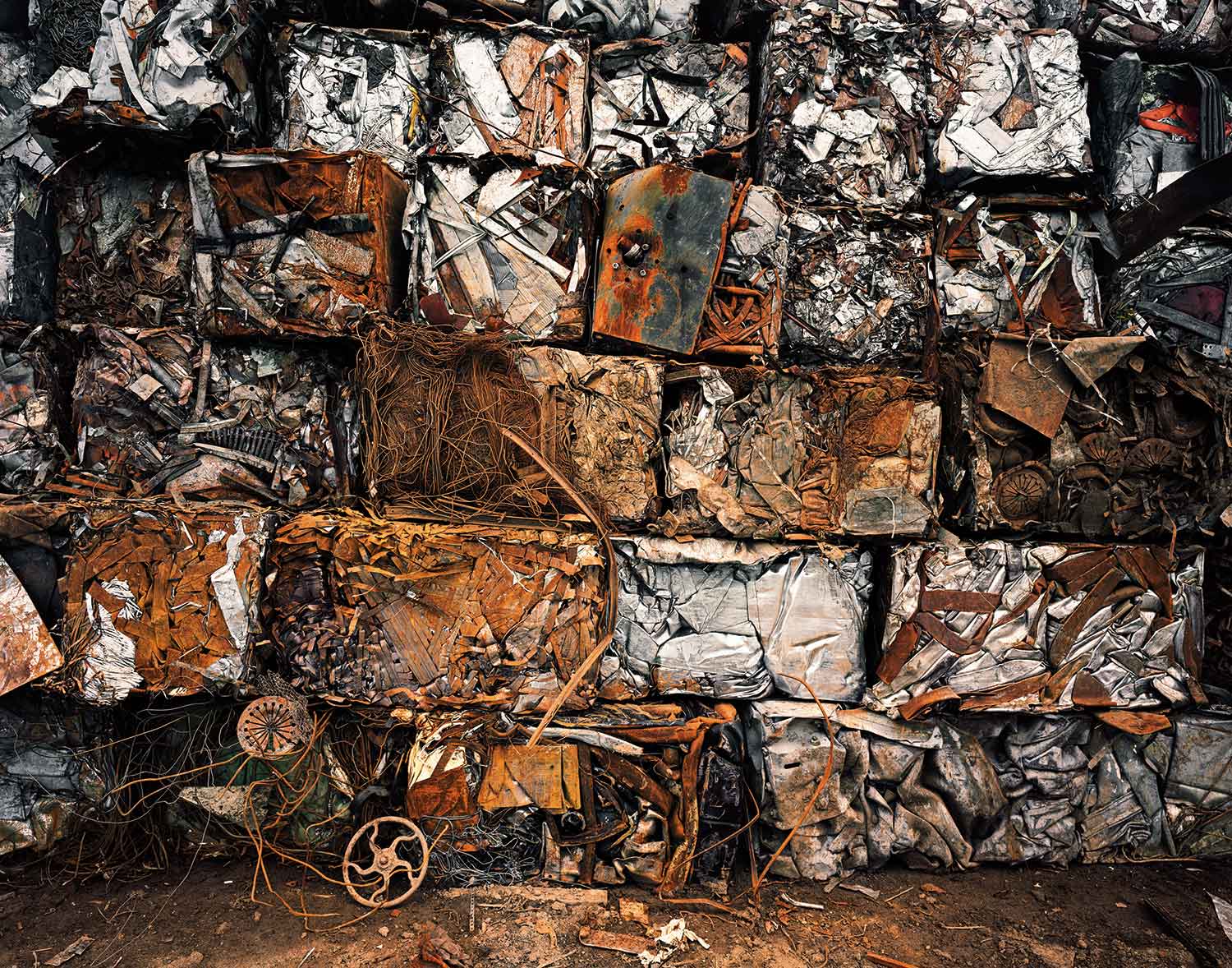 Edward Burtynsky Densified-Scrap-Metals-#03a