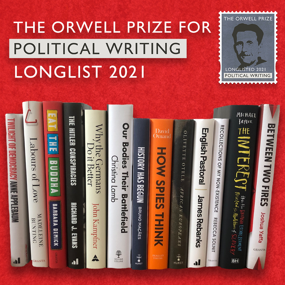  Five Granta Titles Longlisted for The Orwell Prizes