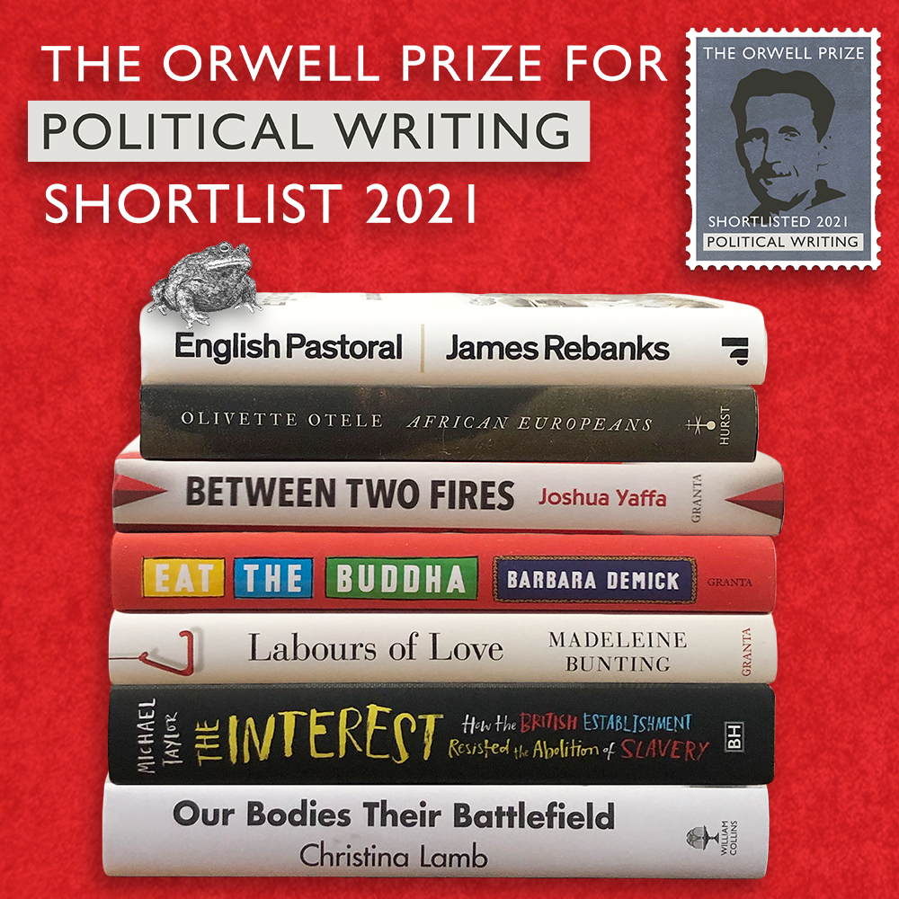  Three Granta Titles are Shortlisted for The Orwell Prize