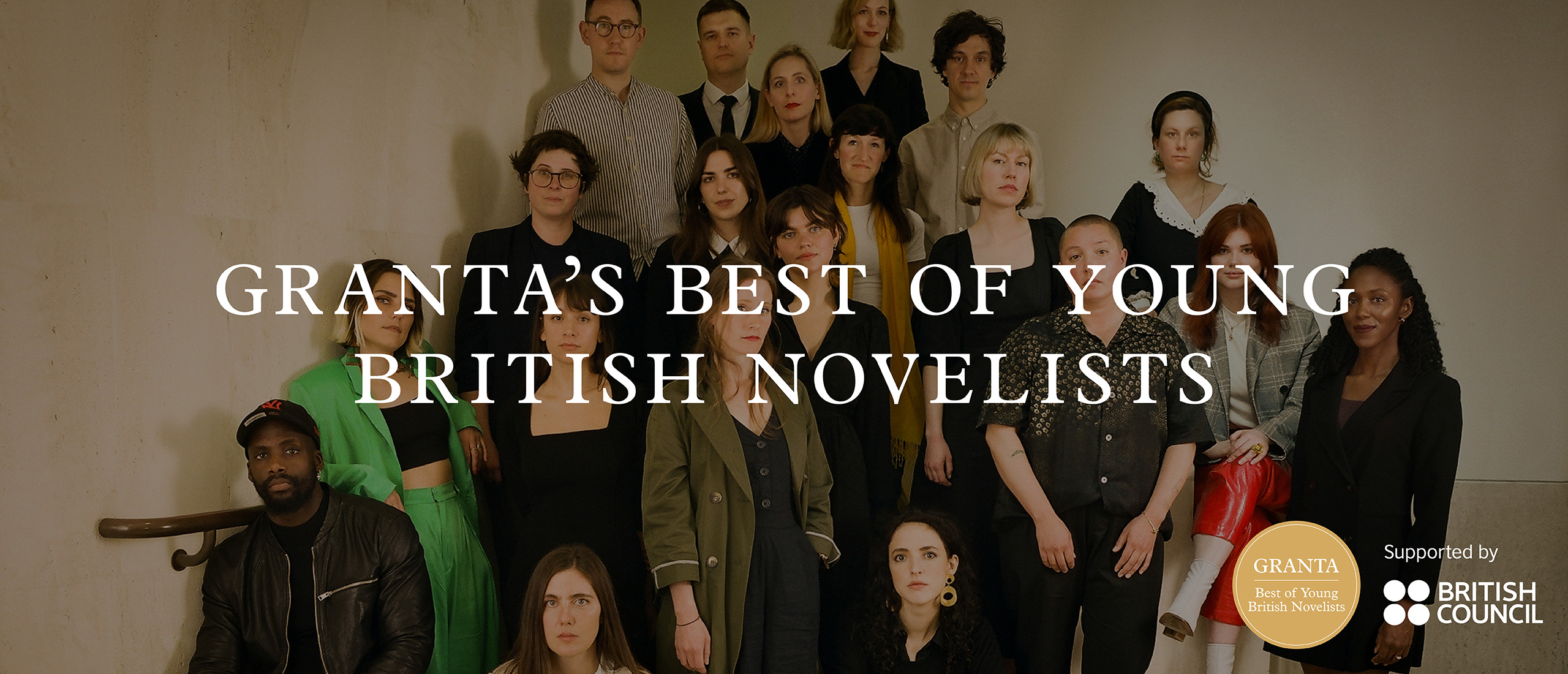Granta’s twenty Best of Young novelists gathered together for a group picture